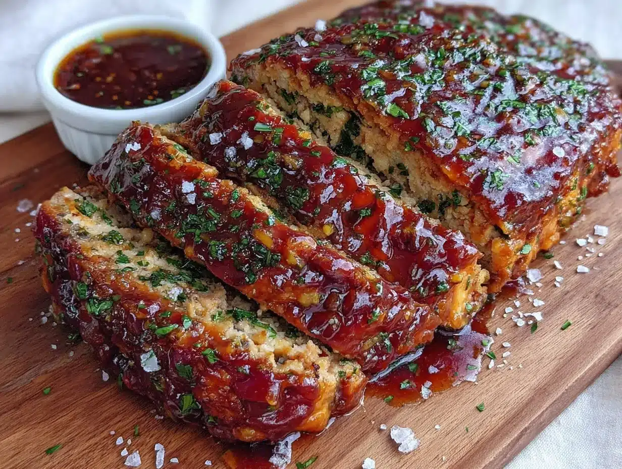 cozy chicken meatloaf with brown sugar glaze preparation steps