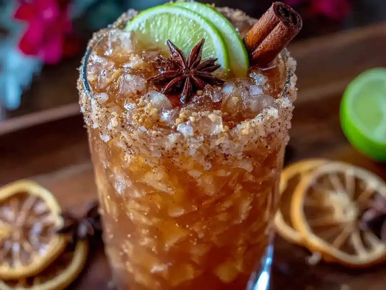 cozy cinnamon apple cider mocktail preparation steps