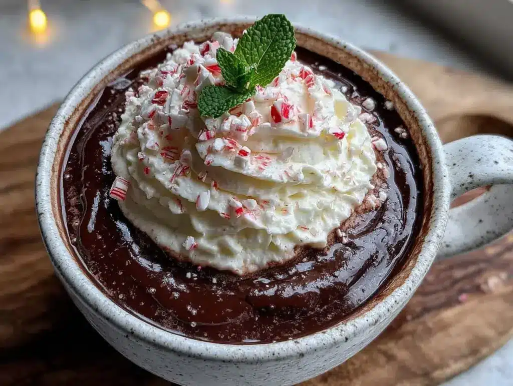 cozy crockpot hot chocolate - featured image