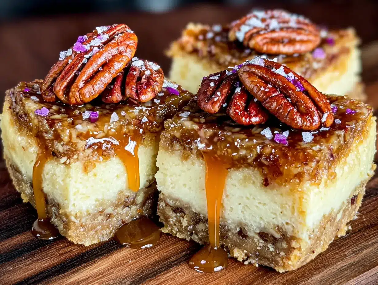 cozy fall harvest cheesecake bars preparation steps