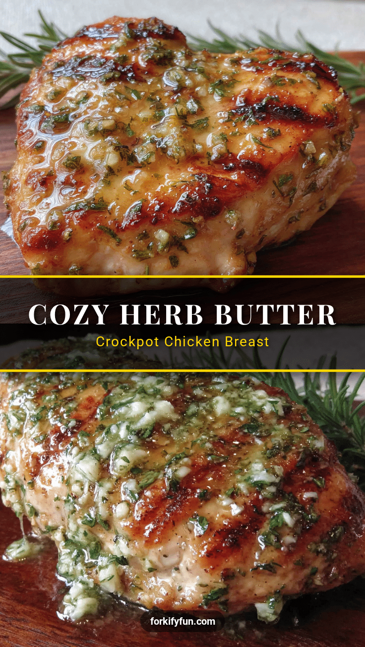 cozy herb butter crockpot chicken recipe