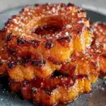 cozy maple roasted delicata squash rings - featured image