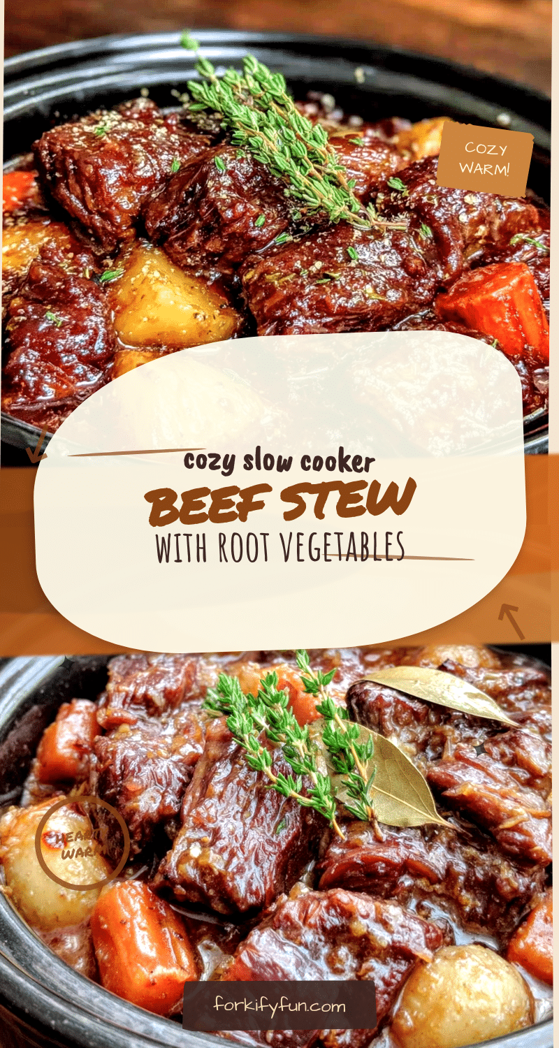 cozy slow cooker beef stew recipe