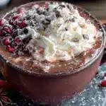cozy slow cooker spiked hot chocolate - featured image