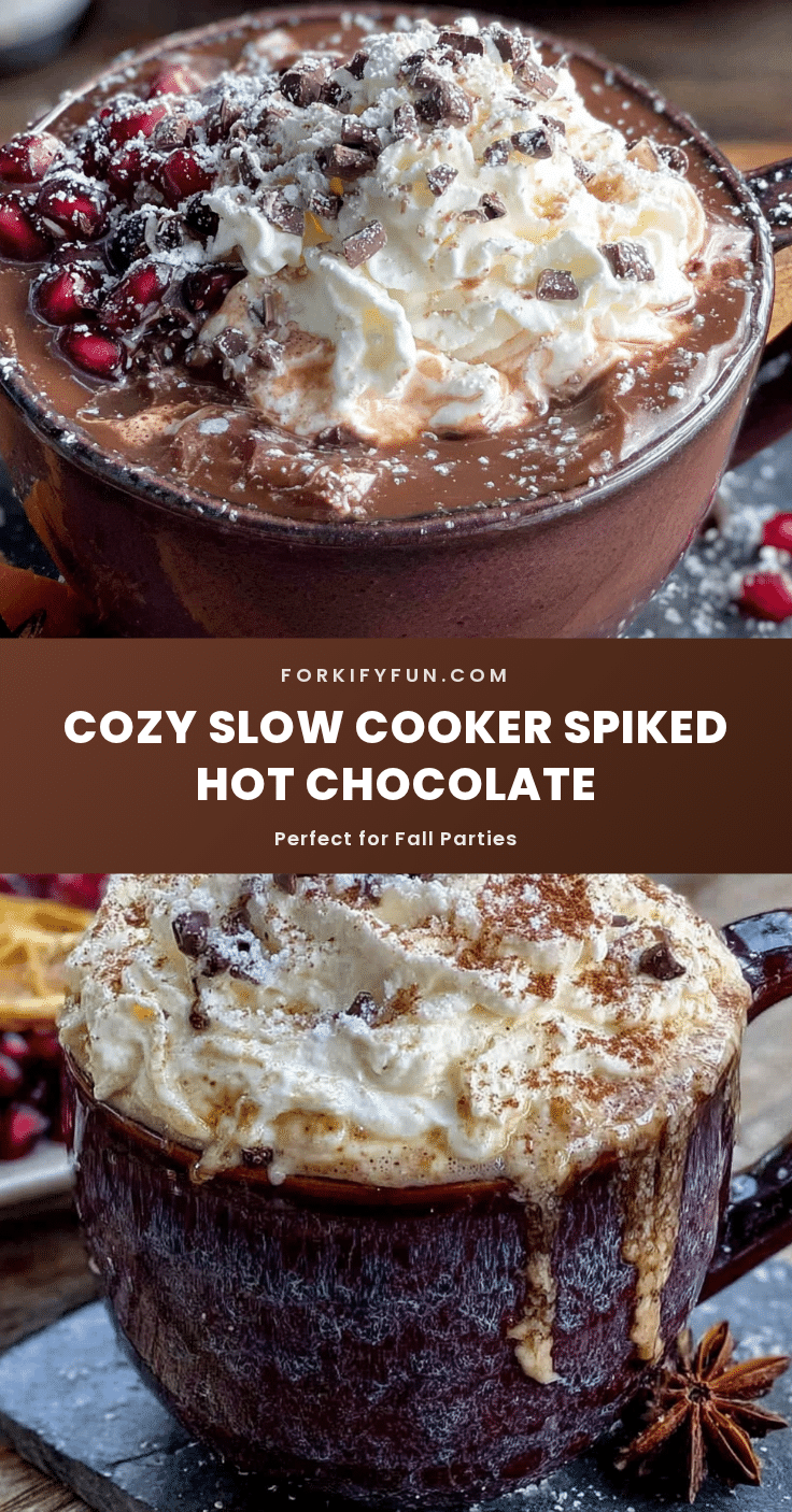 cozy slow cooker spiked hot chocolate recipe