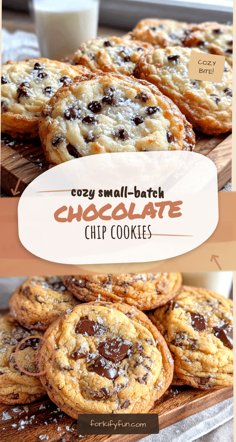cozy small-batch chocolate chip cookies recipe