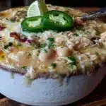 cozy white chicken chili - featured image
