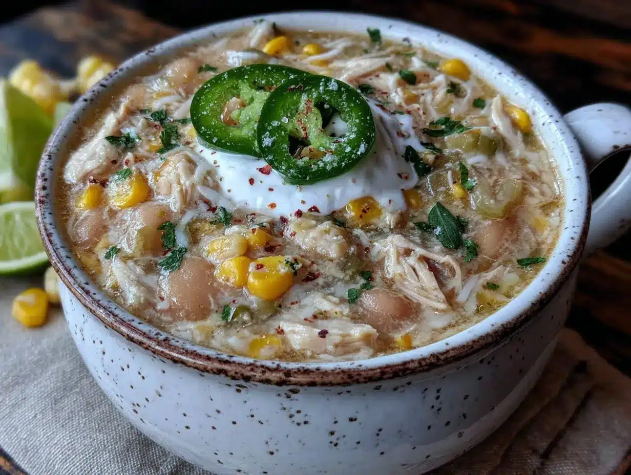 cozy white chicken chili preparation steps