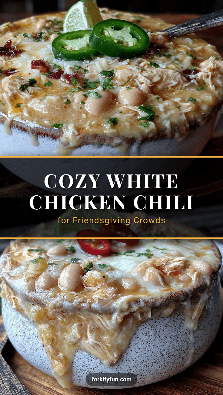 cozy white chicken chili recipe
