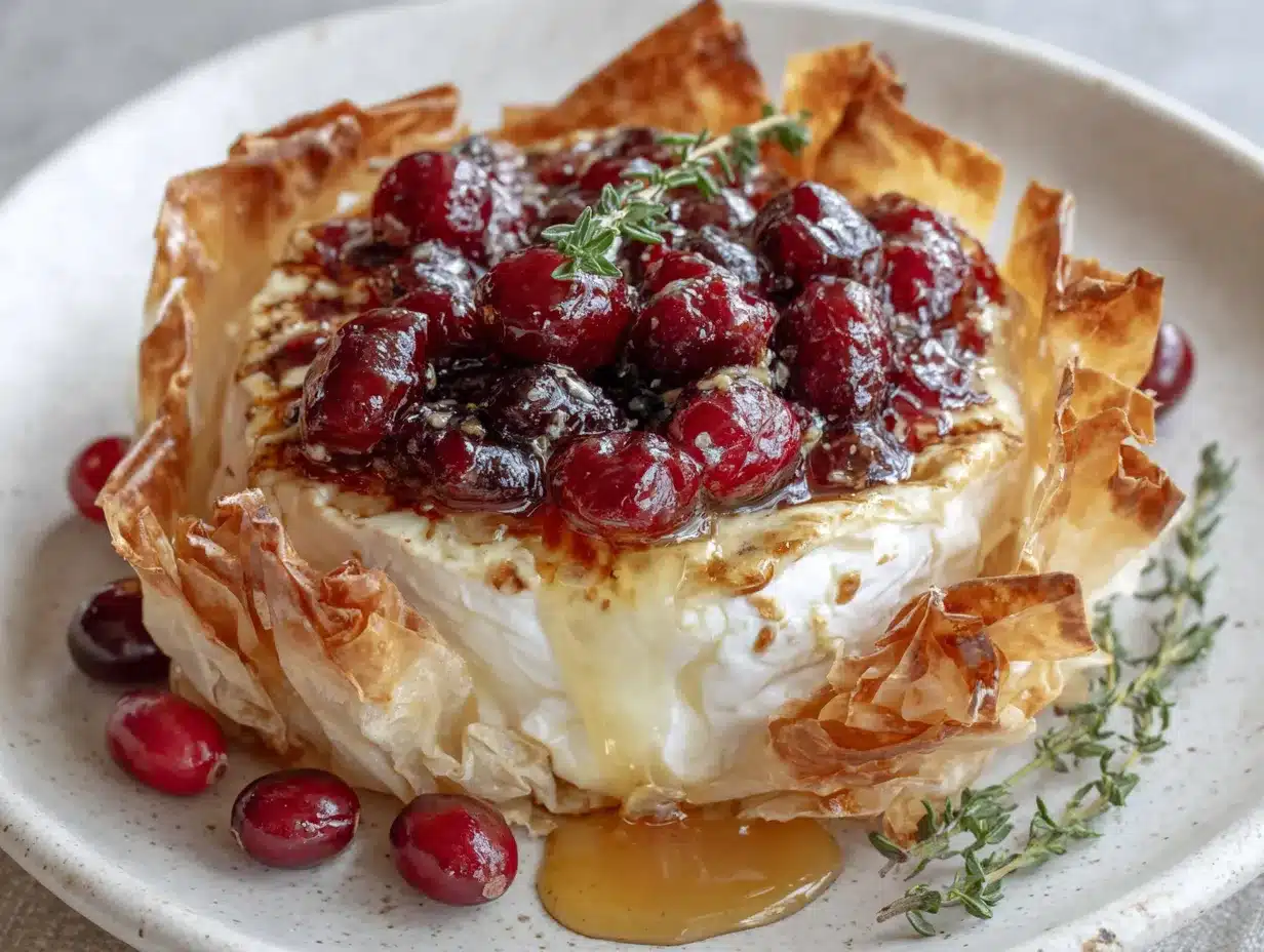 cranberry brie bites preparation steps