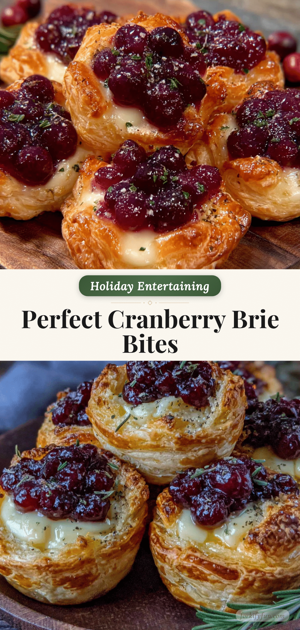 cranberry brie bites recipe