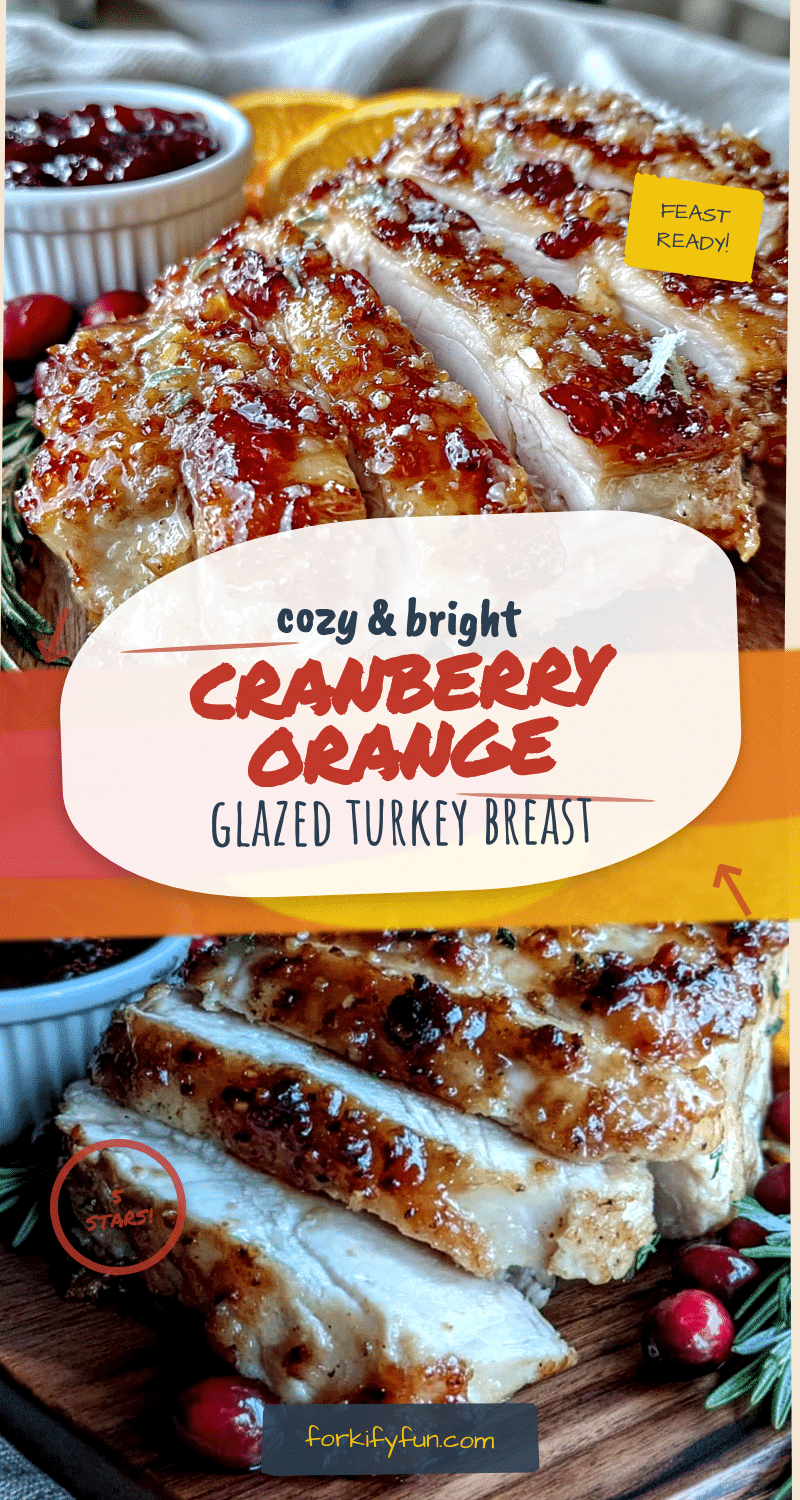 cranberry orange glazed turkey breast recipe