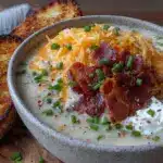 creamy loaded baked potato soup - featured image