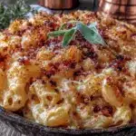 creamy roasted butternut squash mac and cheese - featured image