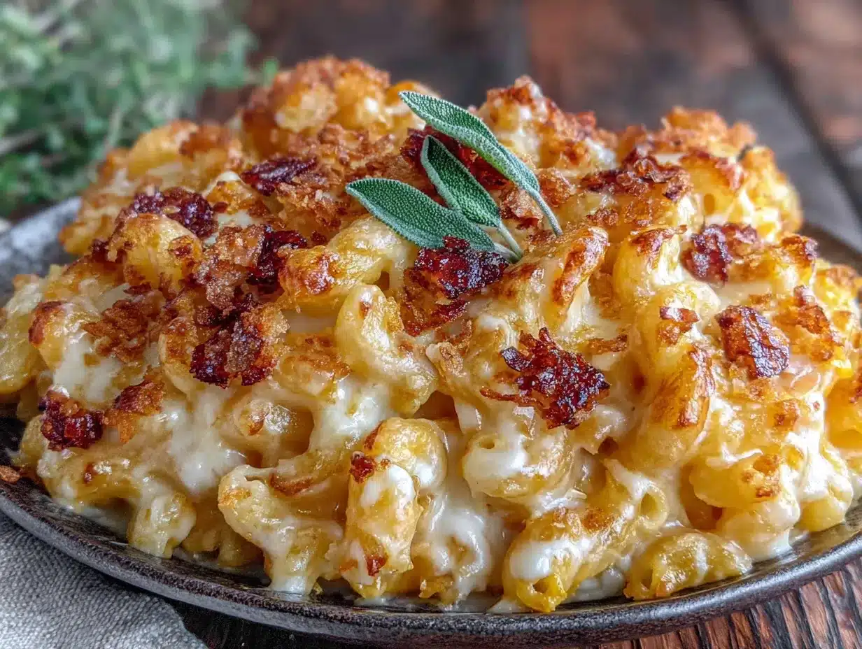 creamy roasted butternut squash mac and cheese preparation steps