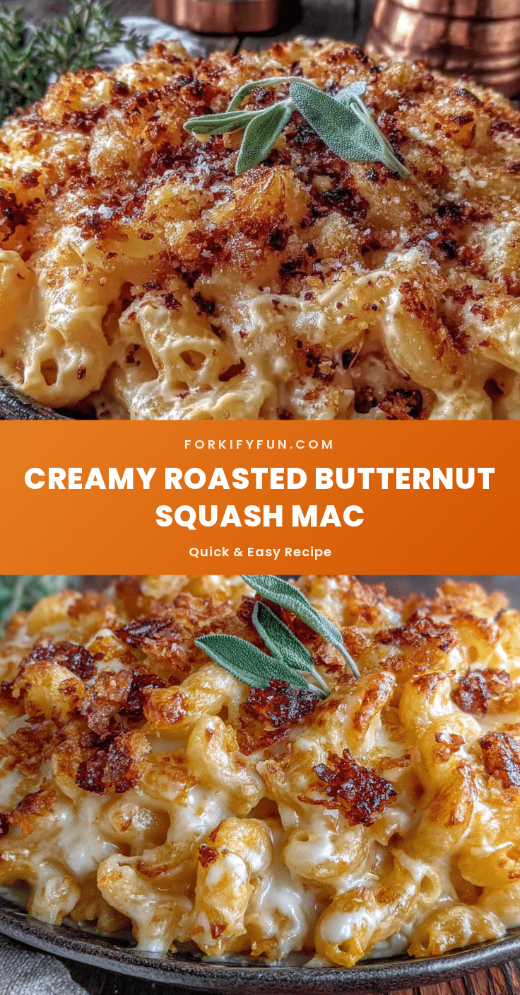 creamy roasted butternut squash mac and cheese recipe