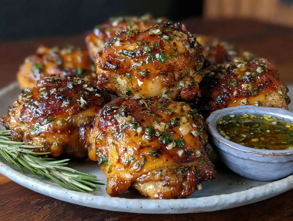 crispy air fryer chicken thighs preparation steps