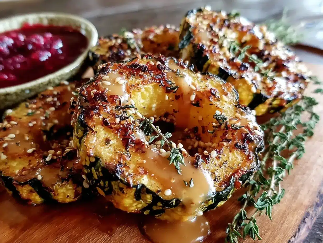 crispy delicata squash rings preparation steps