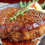 crispy pork chops with apple cider glaze - featured image