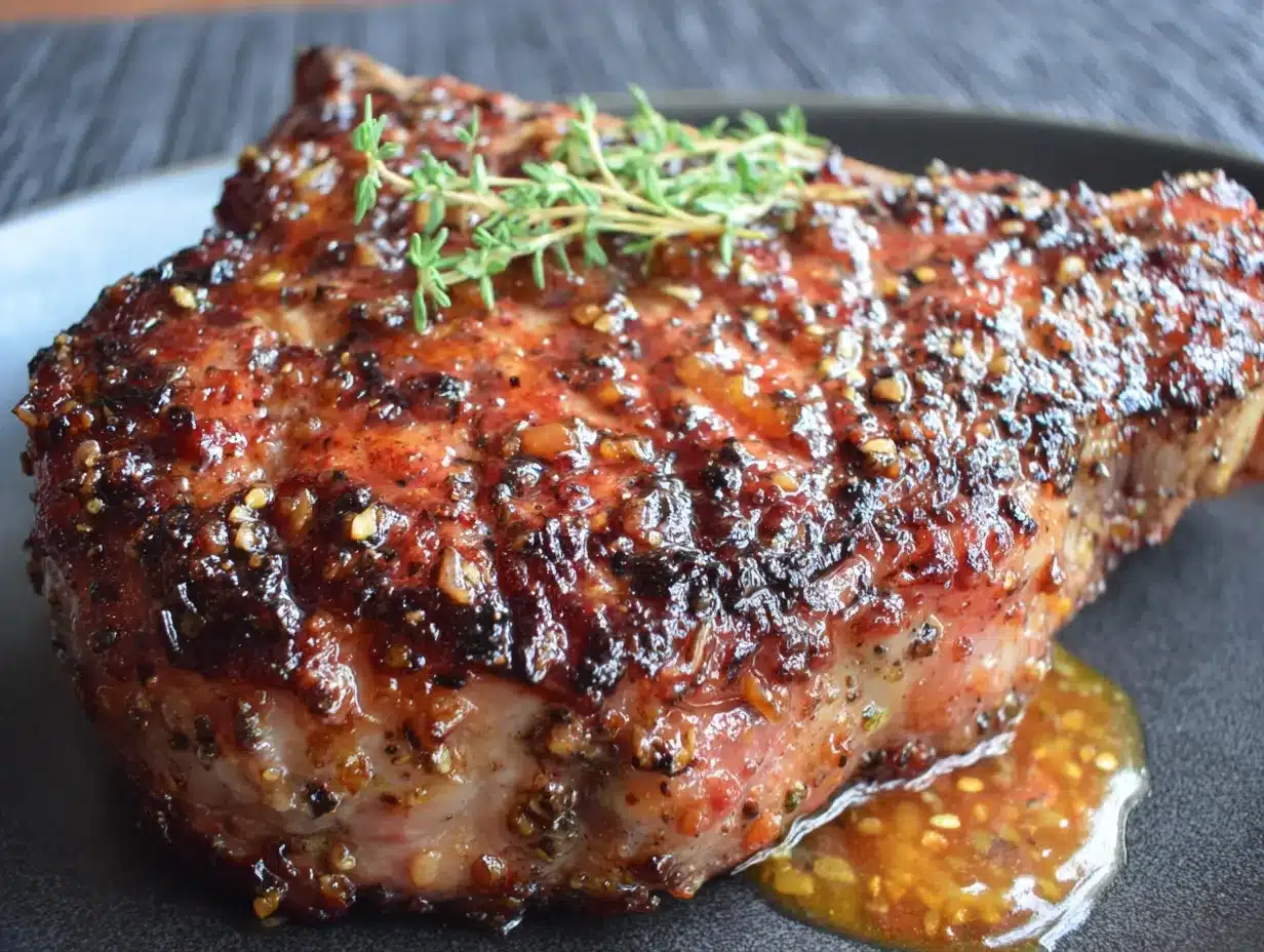 crispy pork chops with apple cider glaze preparation steps