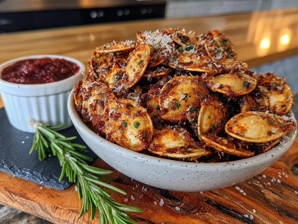crispy smoked paprika air fryer pumpkin seeds preparation steps