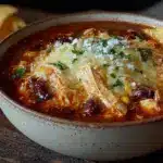 crockpot chicken enchilada soup - featured image