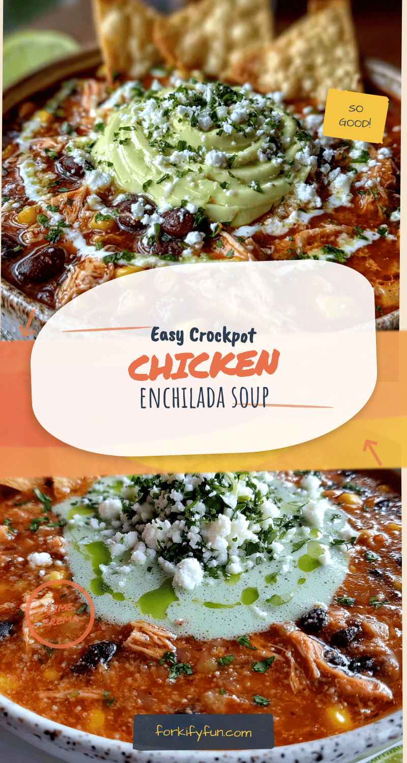 crockpot chicken enchilada soup recipe
