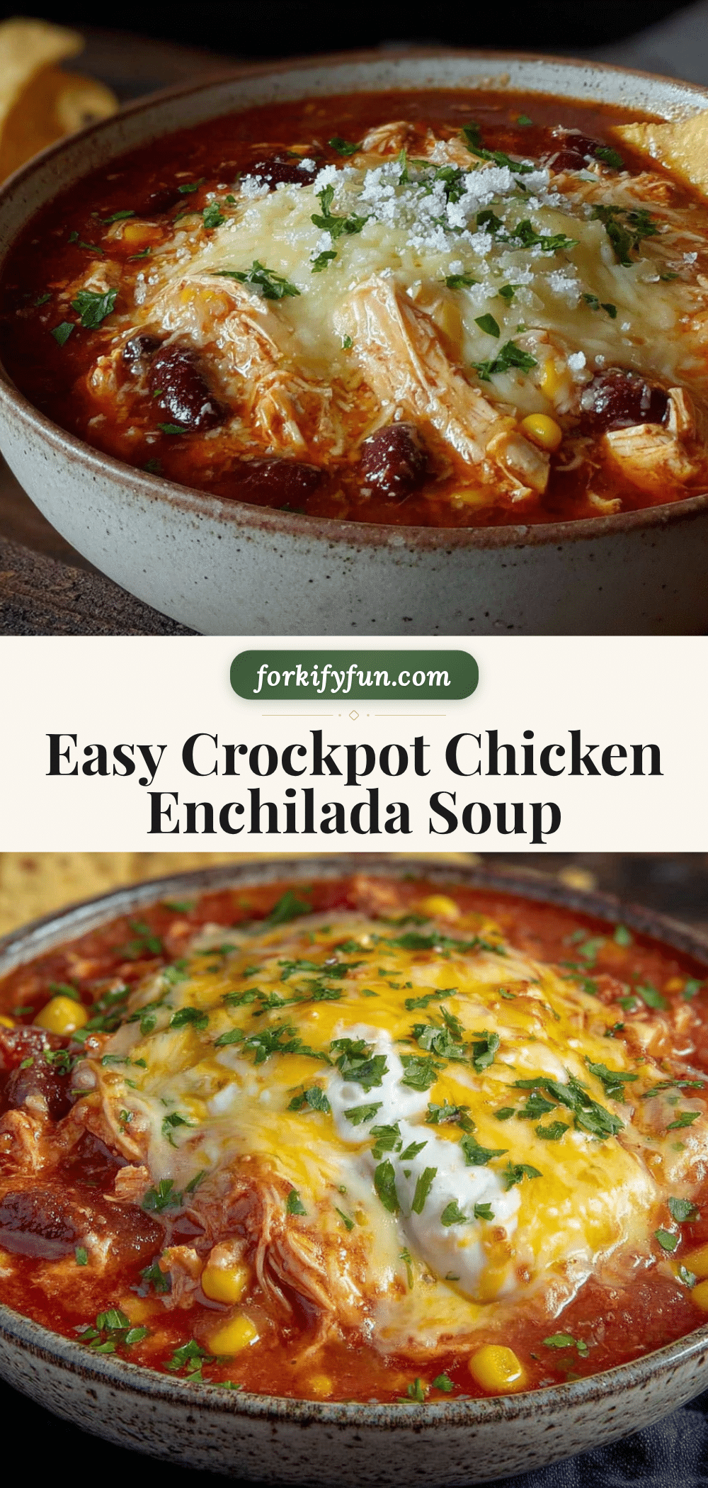 crockpot chicken enchilada soup recipe