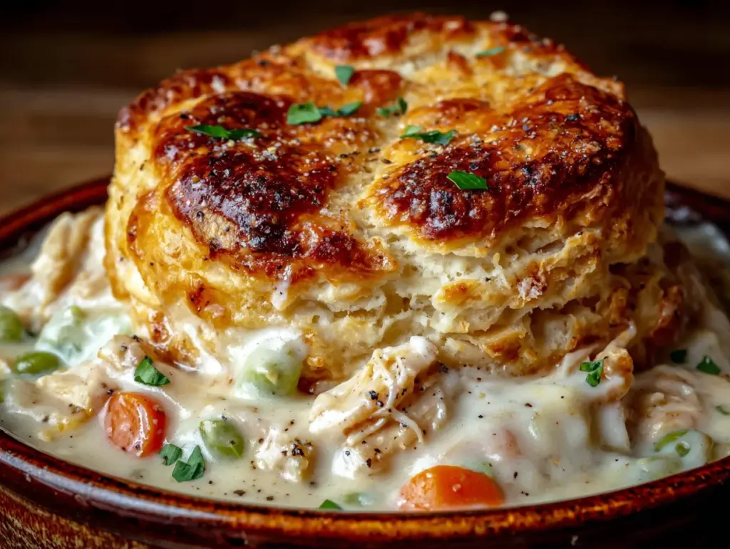 crockpot chicken pot pie - featured image