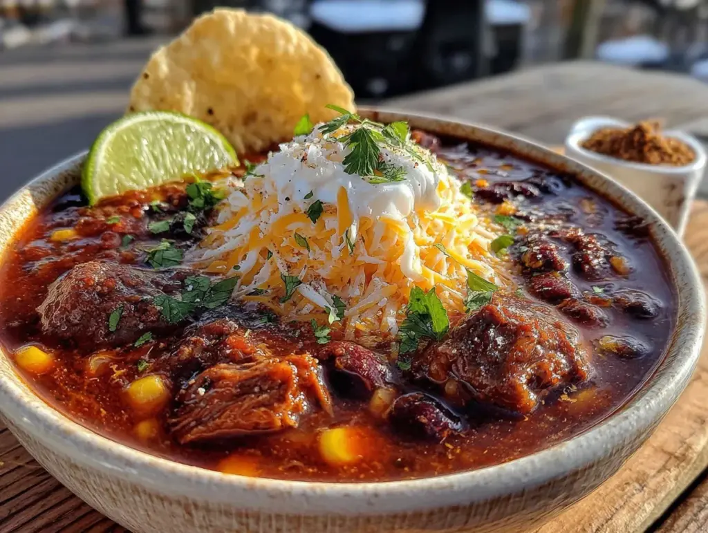 crockpot taco soup - featured image