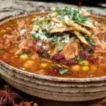 crowd-pleasing crockpot chicken tortilla soup - featured image