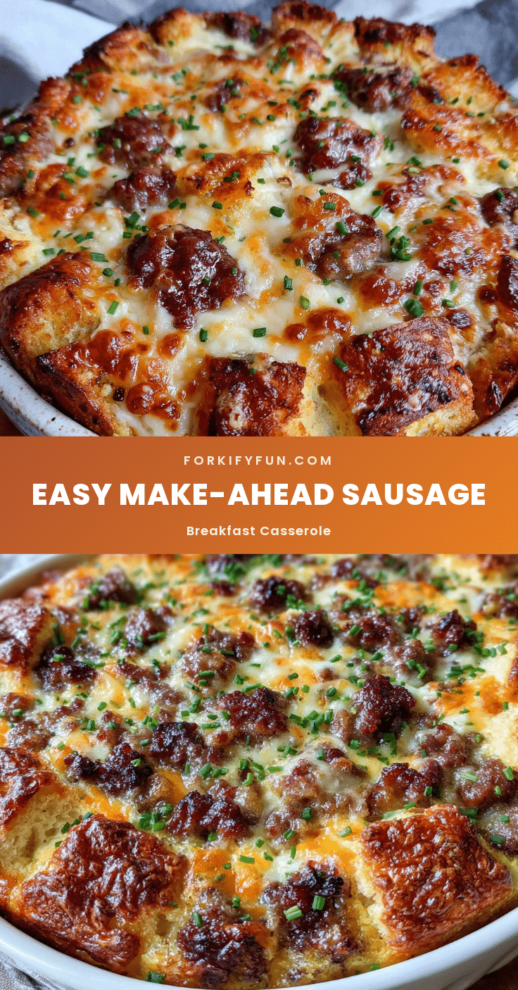 easy make-ahead sausage breakfast casserole recipe