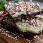 easy peppermint bark - featured image