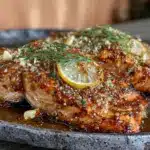 Easy Sheet Pan Lemon Garlic Butter Salmon - featured image
