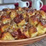 easy thanksgiving stuffing with sausage - featured image