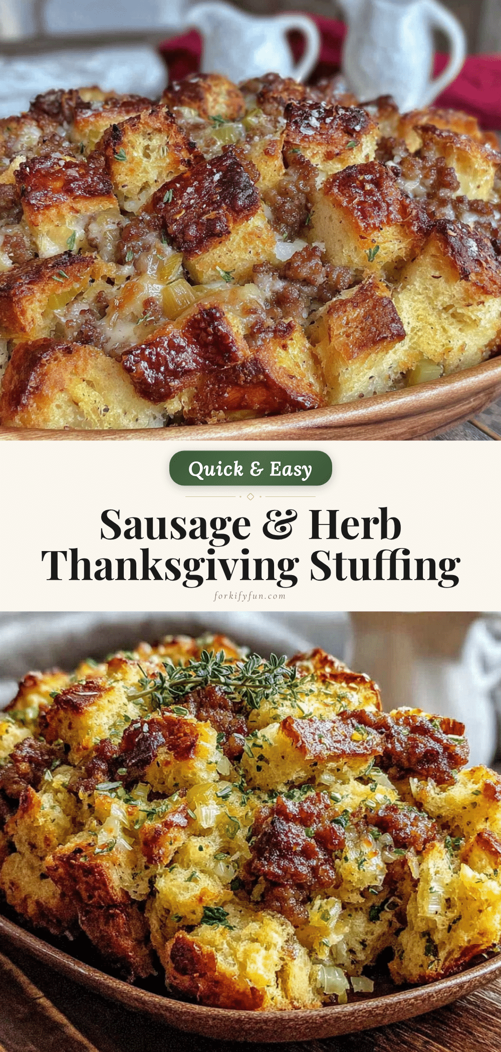 easy thanksgiving stuffing with sausage recipe
