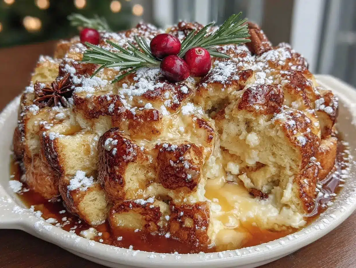 Eggnog French Toast Bake preparation steps