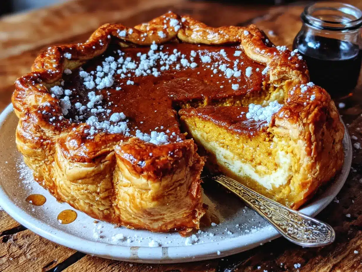 flaky homemade pumpkin pie preparation steps