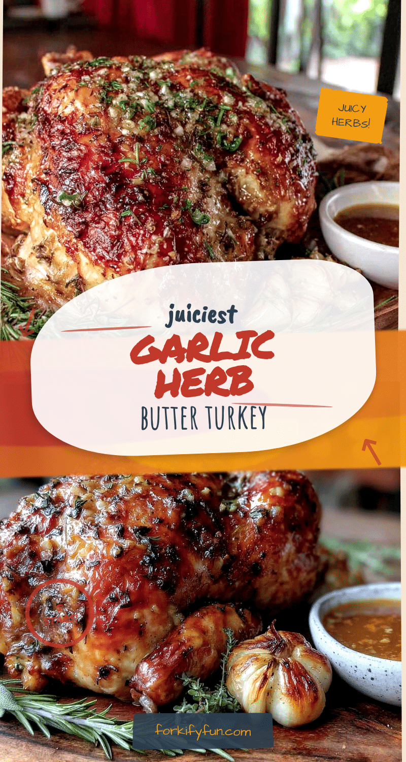 garlic herb butter turkey recipe
