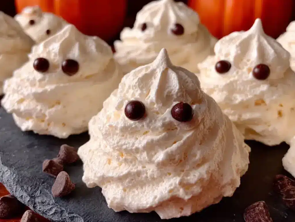 ghost meringue cookies - featured image