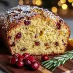 gluten-free cranberry orange bread - featured image
