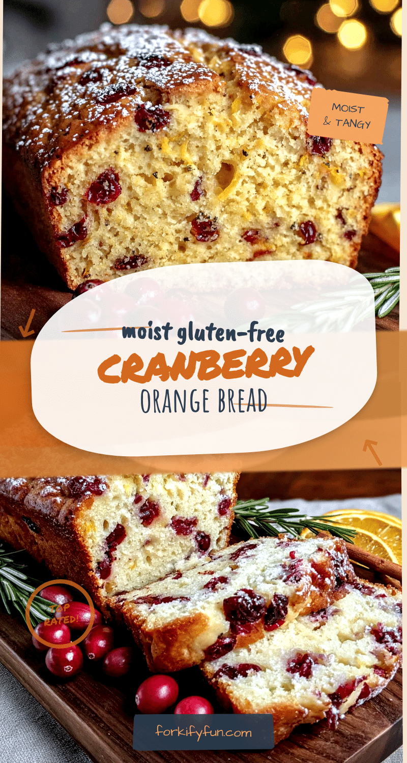 gluten-free cranberry orange bread recipe