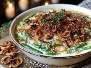 gluten-free green bean casserole - featured image