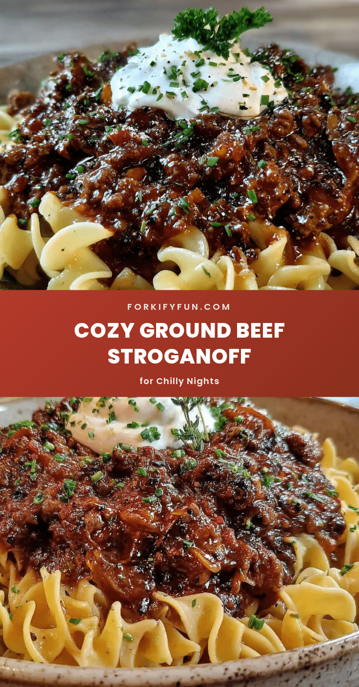 ground beef stroganoff recipe