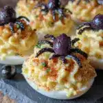 Halloween deviled eggs - featured image