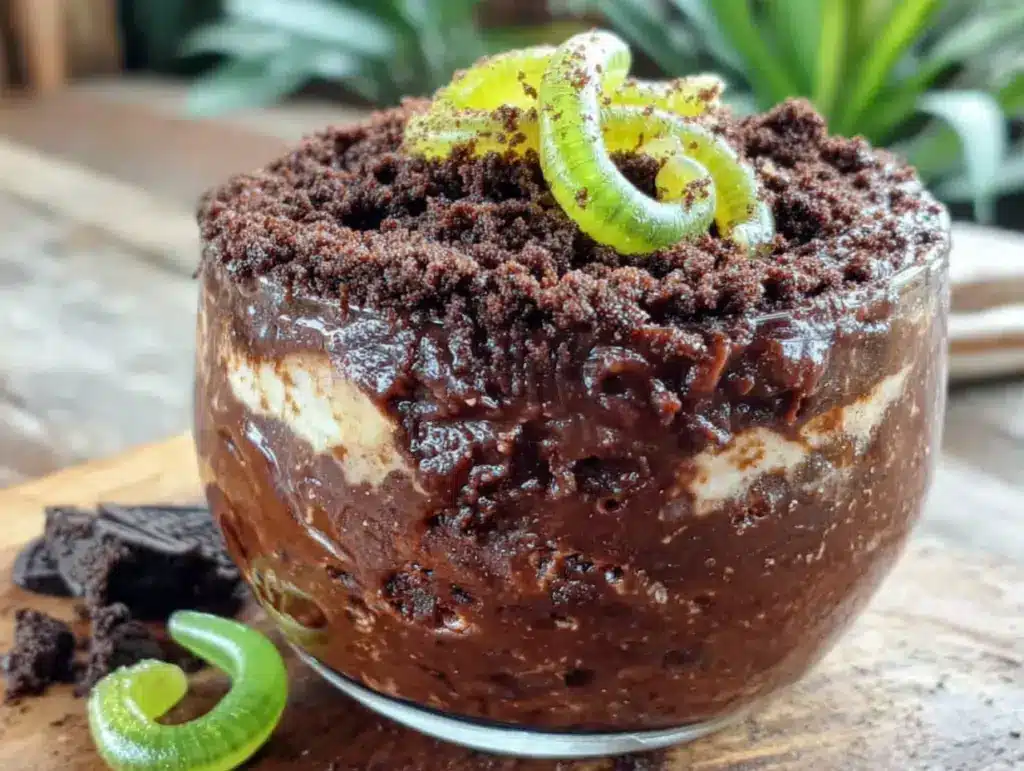 halloween dirt cups - featured image