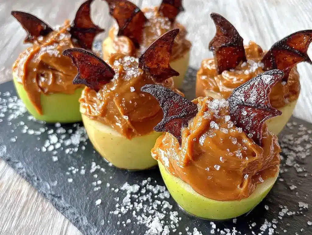 Halloween Fruit Tray Bat Wings (Apple & Peanut Butter) - featured image