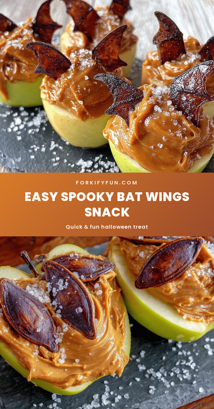 Halloween Fruit Tray Bat Wings (Apple & Peanut Butter) recipe