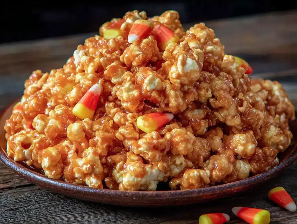 halloween popcorn mix - featured image