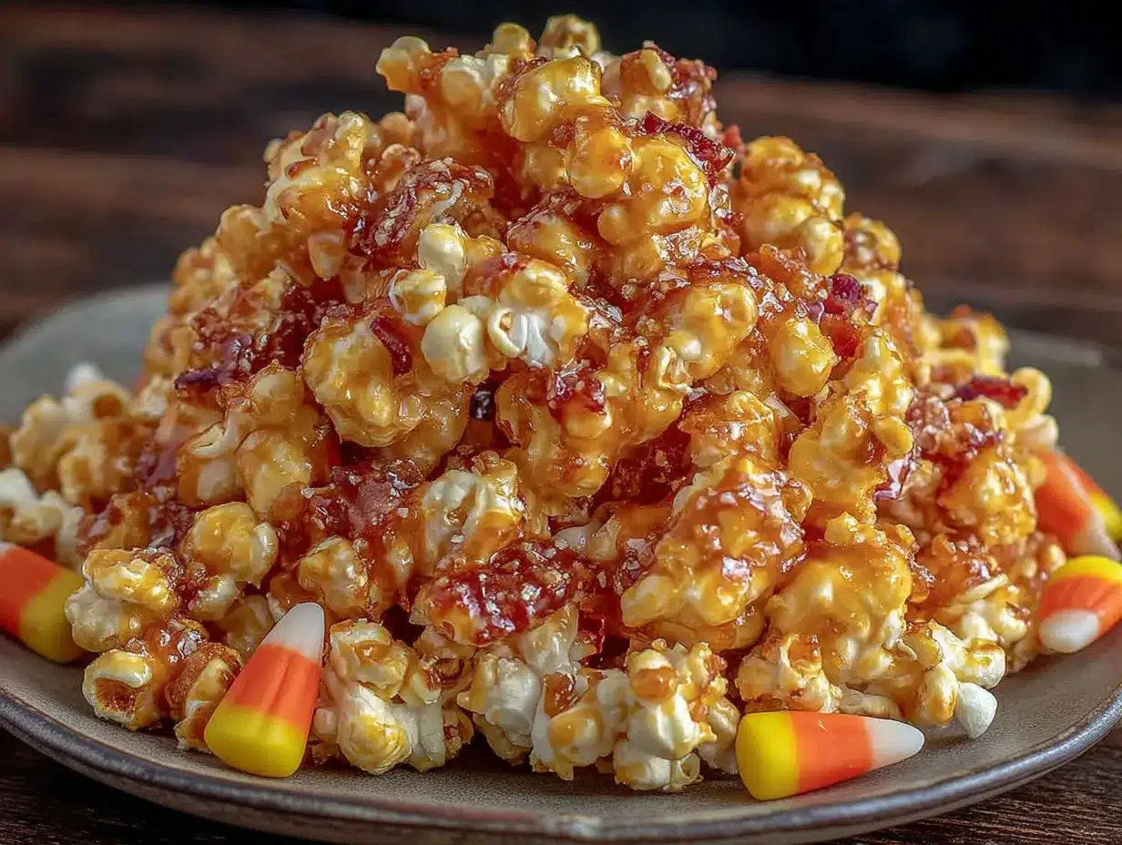 halloween popcorn mix preparation steps